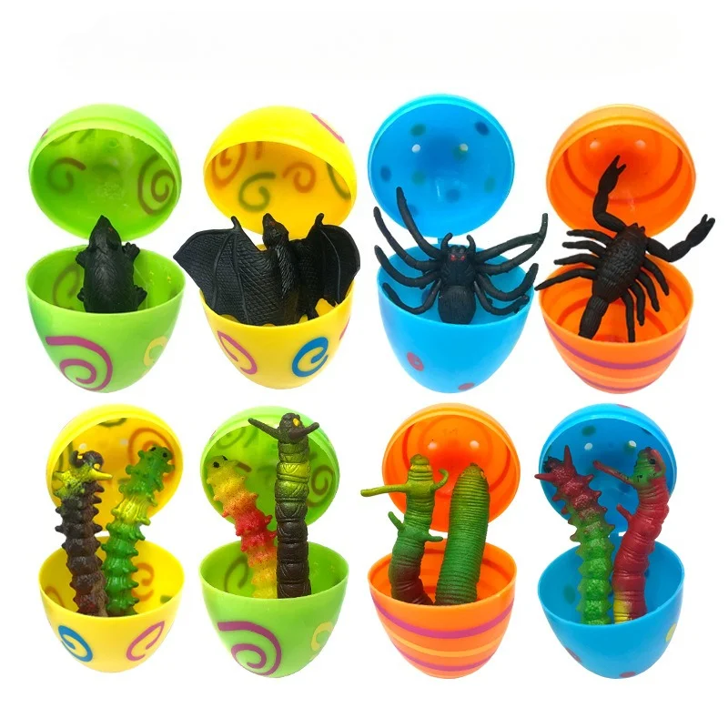 Araña simulada para decoración de Halloween, pegamento suave para burlas y bromas, juguetes novedosos, suministros aterradores, 1 Uds.
