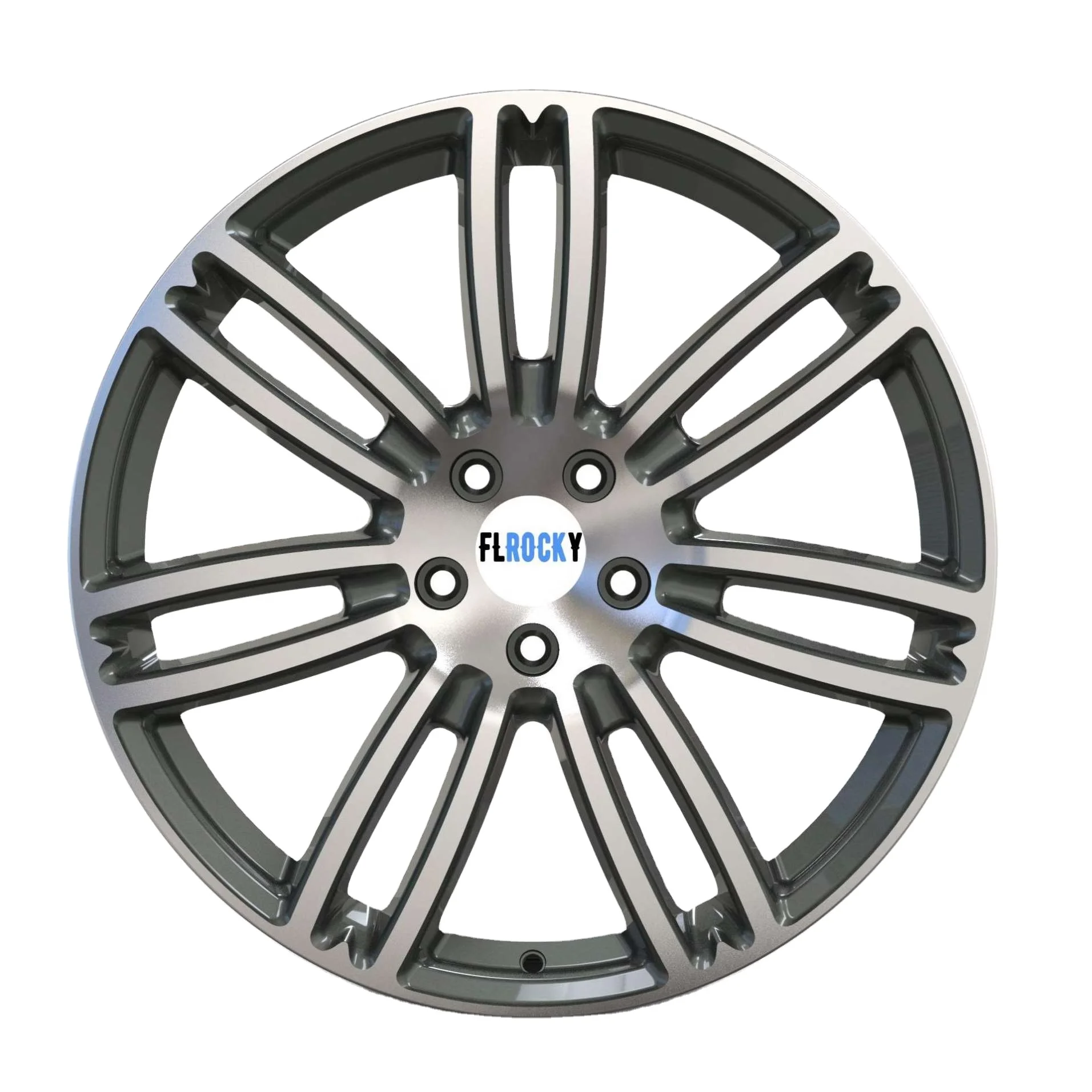 Brand Factory Direct Custom Color Brushed Gray 17 18 19 20 Inch Forged 6061-T6 Aluminum Alloy Car Wheels