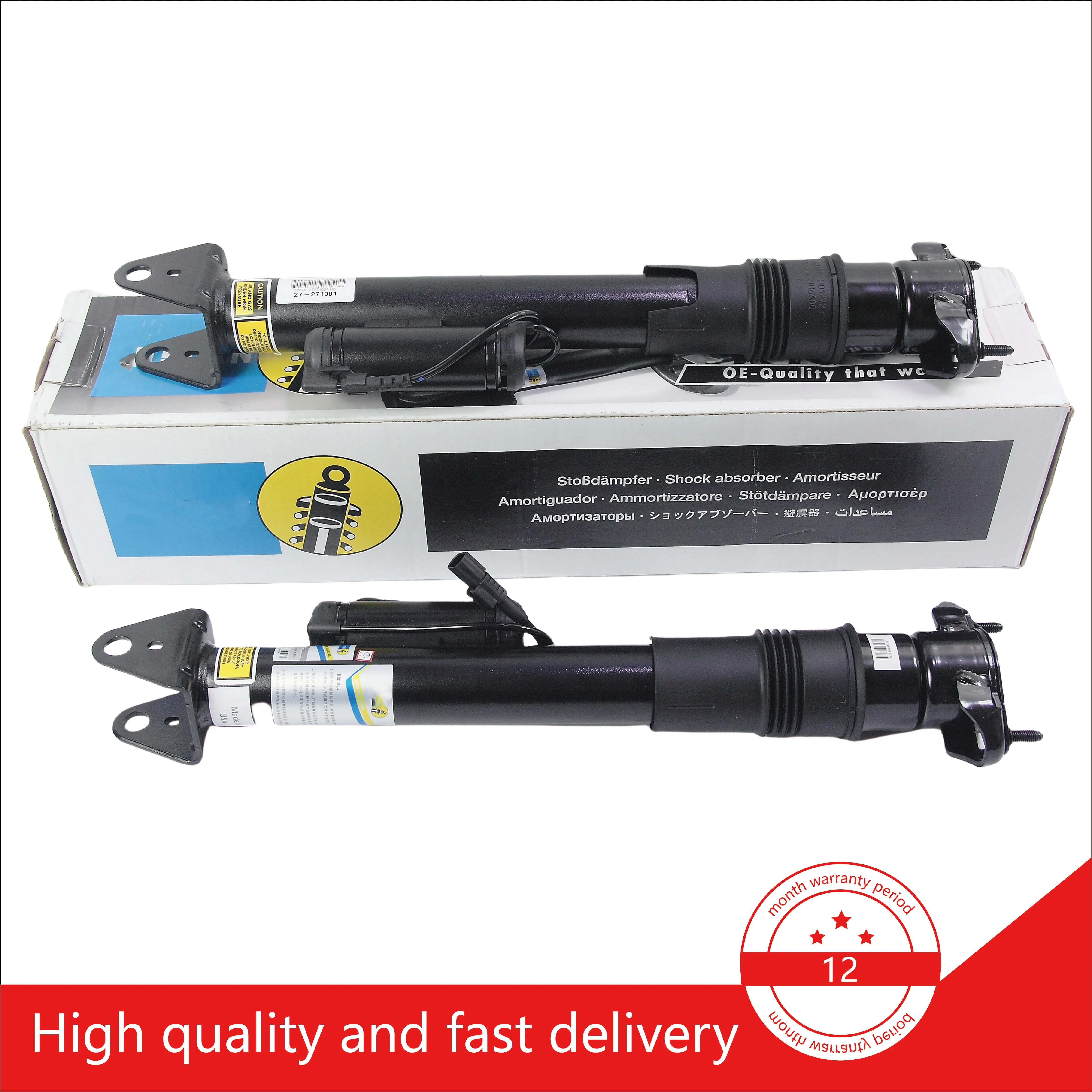 Rear L&R Air Suspension Shocks For Mercedes GL ML GLE Class W166 X166 w/ADS A1663200500 A1663260500 A1663200130 1663200130 1pcs