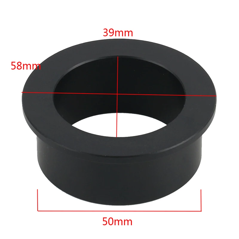 40mm to 50mm Ring Adapter 50mm to 76mm Ring Adapter For Microscope Monocular 100X C-mount Lens Video Microscope Camera