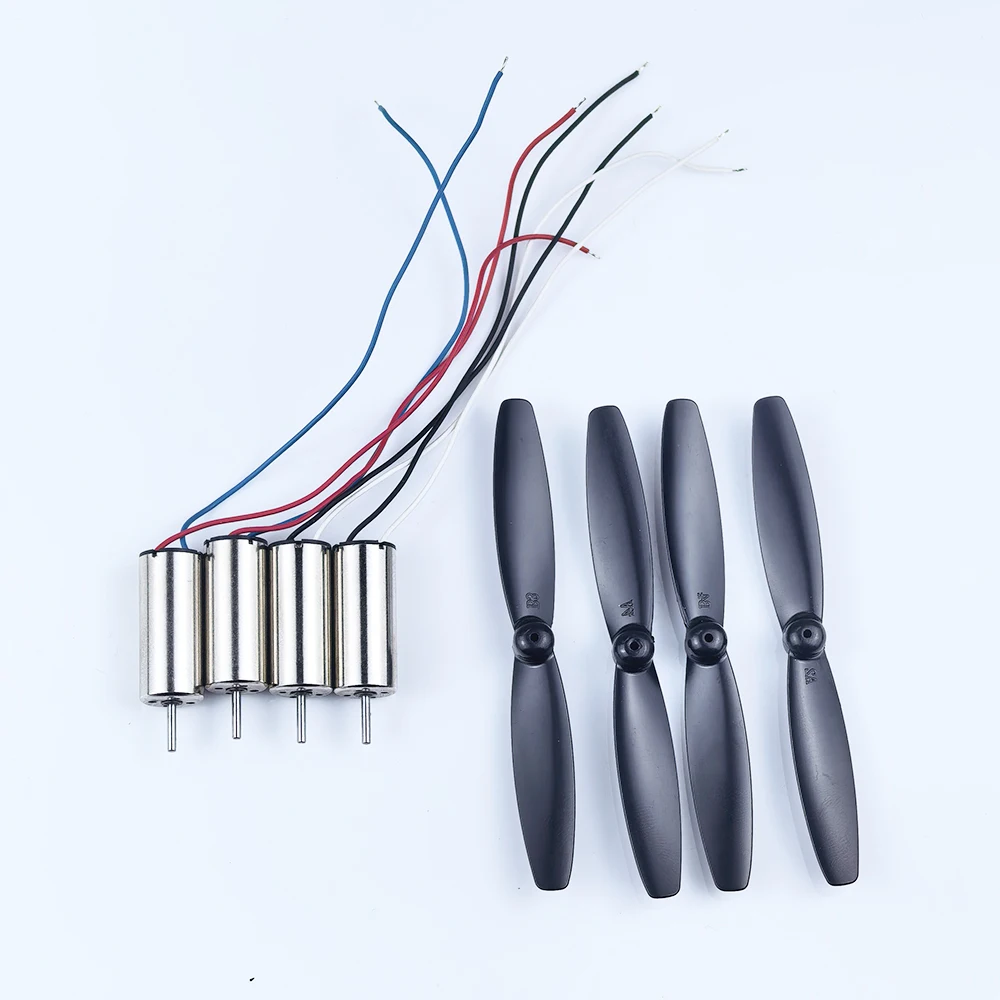4pc Mini 8.5mm 8520 CW CCW Coreless Motor with Four Blades DC 3V 3.7V 4.2V High Speed Engine with For UAV Drone