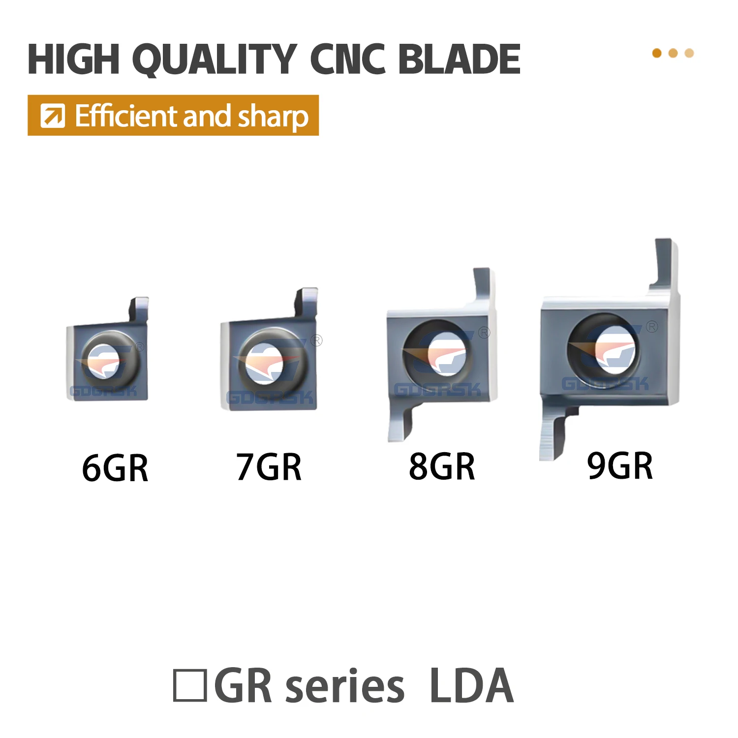 DESKAR 100% Original Small Inner Hole Groove Knifes 6GR/7GR/8GR/9GR Card Spring Cutting Groove Blades