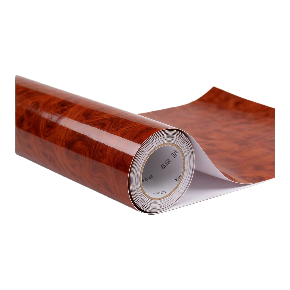 Versatile Interior Sticker Self-adhesive Sticker Interior Enhancement Realistic Woodgrain Design Scratch And Scuff Protection