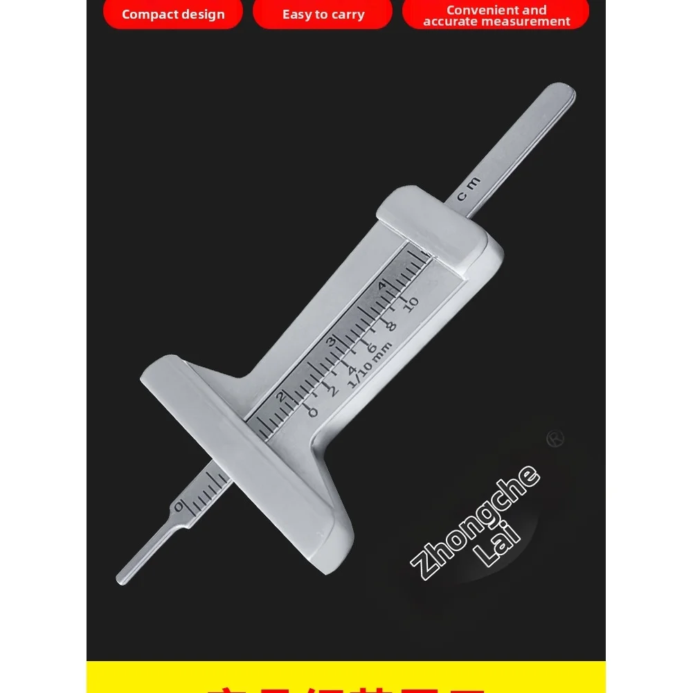 

Измеритель глубины протектора автомобильных шин 0-50 мм из нержавеющей стали для удобных измерений и осмотра аксессуаров