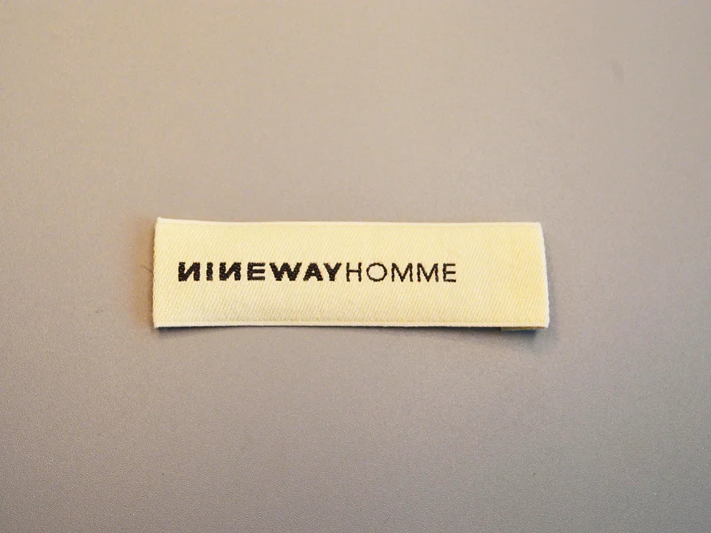 Cotton woven label, cotton neck label, cotton cotton woven label for kids clothes, beige cotton woven label, with nature cotton