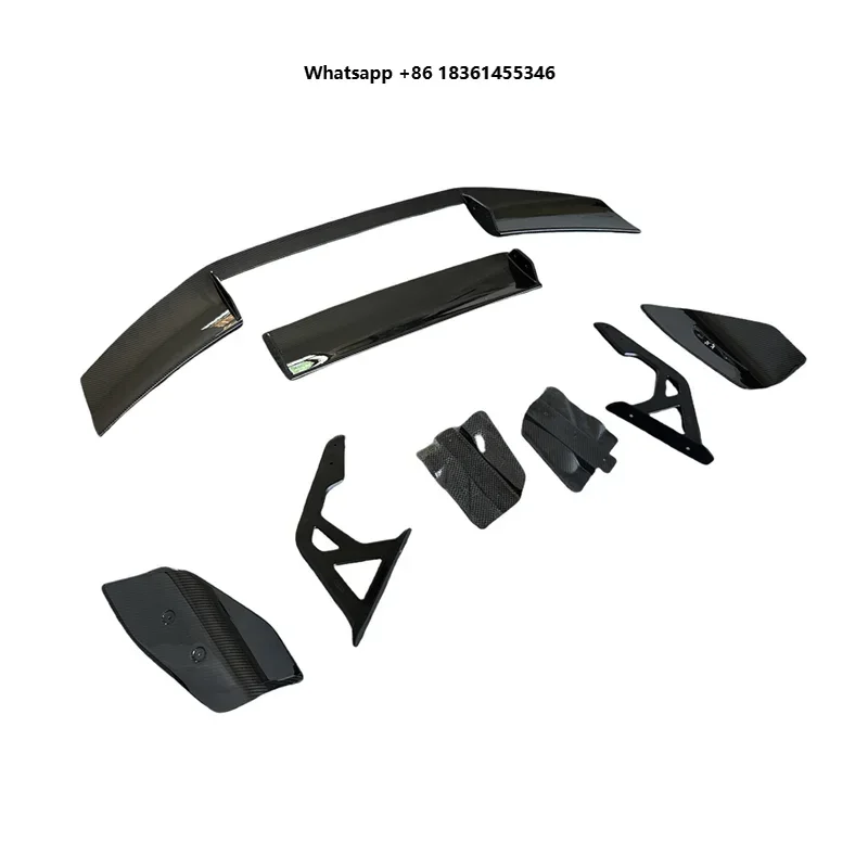 

For G80 G82 G87 M3 M4 C63 E63 CLS63 Sedan Car Spoiler Carbon Fiber Rear Trunk Wing Spoiler ADR Style