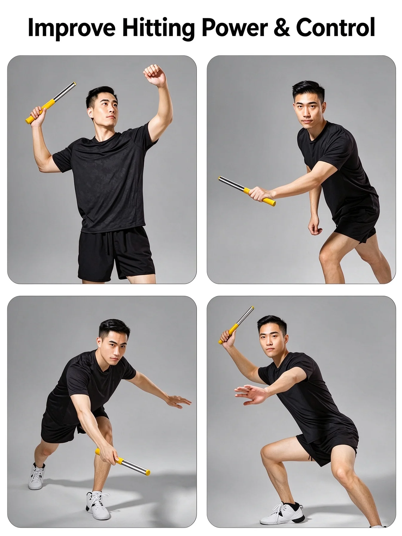 Adjustable Badminton Swing Posture Corrector Wrist Training Aid For Beginner Daily Strength Exercise