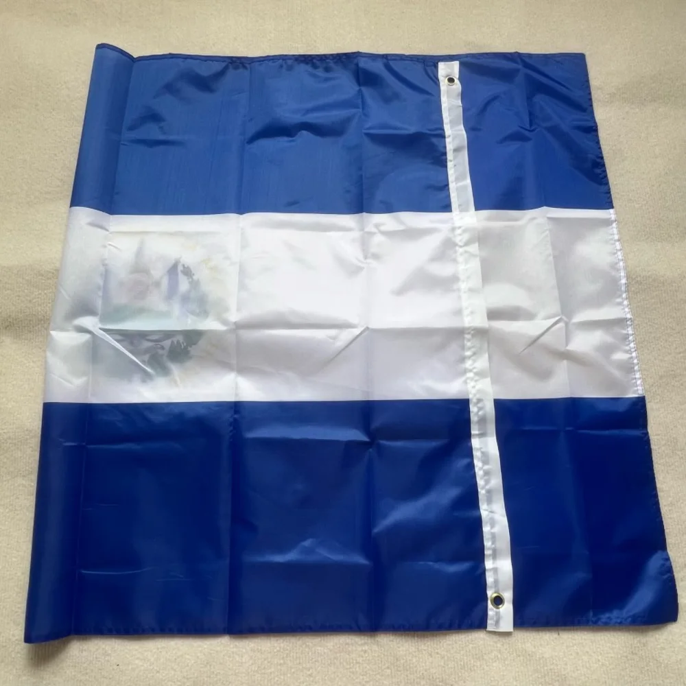 Salvador flag 90x150cm SV SLV El salvador flag hangs high quality 3x5 ft polyester polyester decorative flag banners decorated