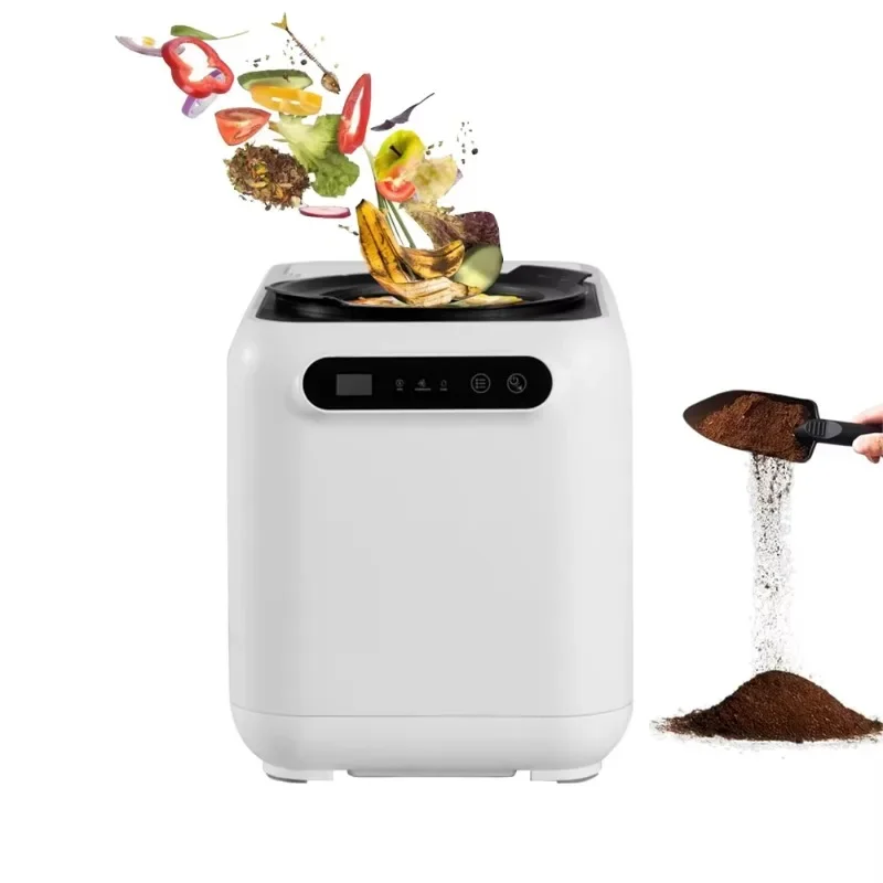 Sustainable Stainless Steel Electric App-Controlled Kitchen Trash Composter Household Food Waste Processor Garbage Disposal