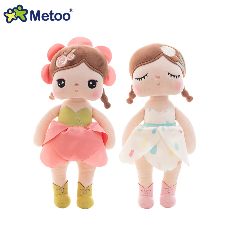 Metoo Doll Plush Toys For Girls Baby Linda kawaii Flower Fairy Angela For Children Kid Christmas Birthday Gift hot sale