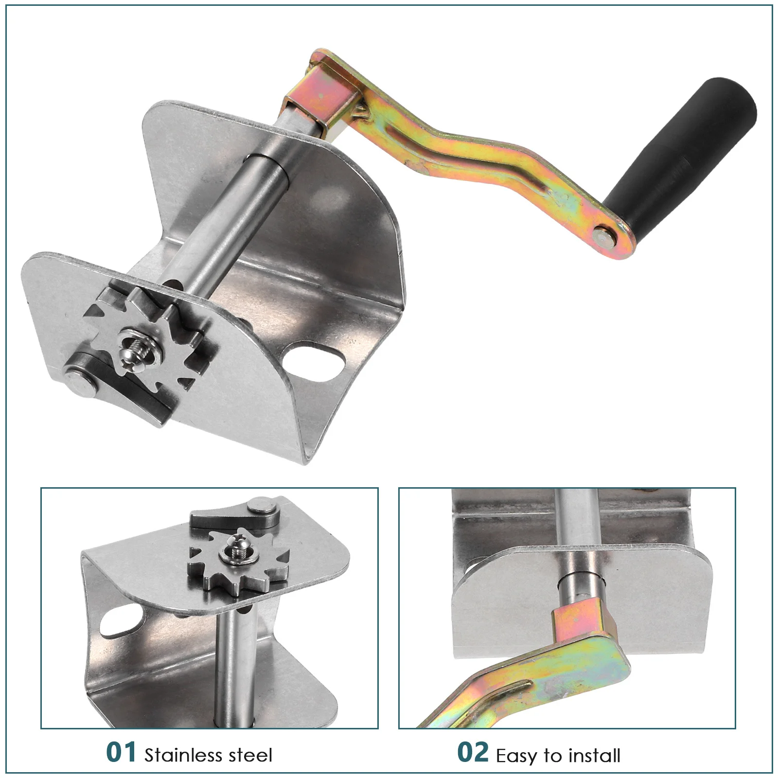 Outdoor Sports Net Tensioner Stainless Steel Hand Crank For Badminton Volleyball Court Quick Installation Professional