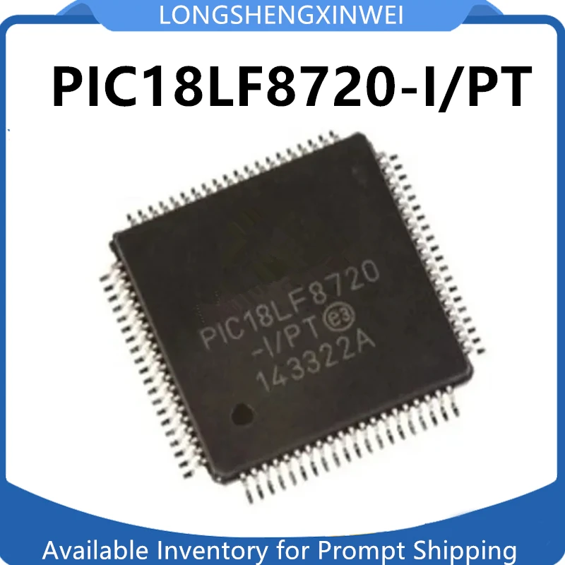 1PCS PIC18LF8720-I/PT PIC18LF8720 Microcontroller Encapsulates QFP-80 Chip New Original