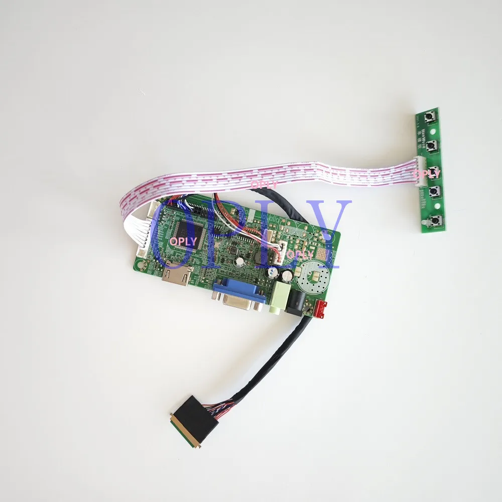 

58C Controller board HDMI-Compatible VGA for B133XW03 V1 B133XW03 V4 B133XW03 1366X768 LED 13.3" panel Screen monitor DIY