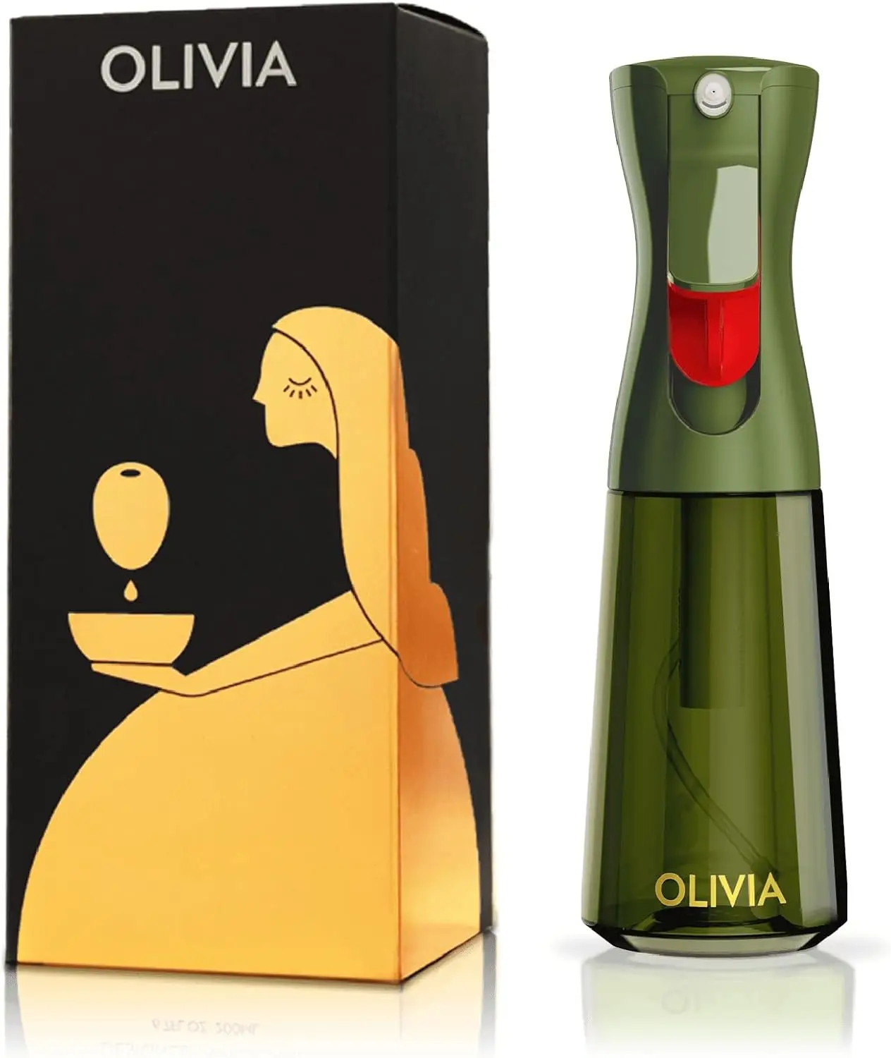 

Распылитель для масла OLIVIA, 200 мл, стеклянный, для приготовления пищи, с функцией непрерывного распыления и дозирования