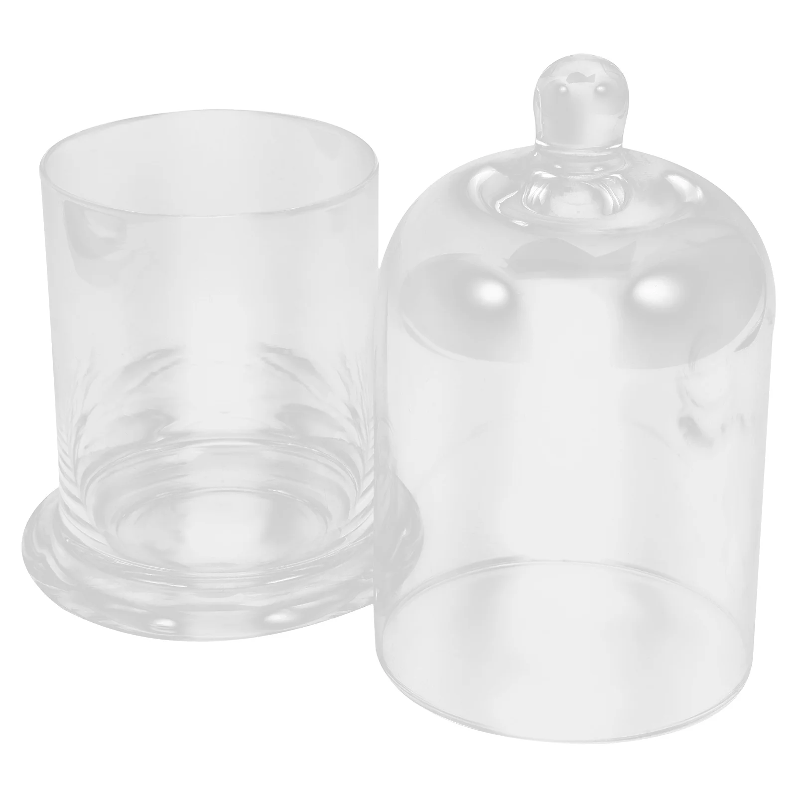 

1Set Glass Cup Decorative Holder Wedding Home Scene Layout Simple Beauty Glass Cup Romantic Candlesticks