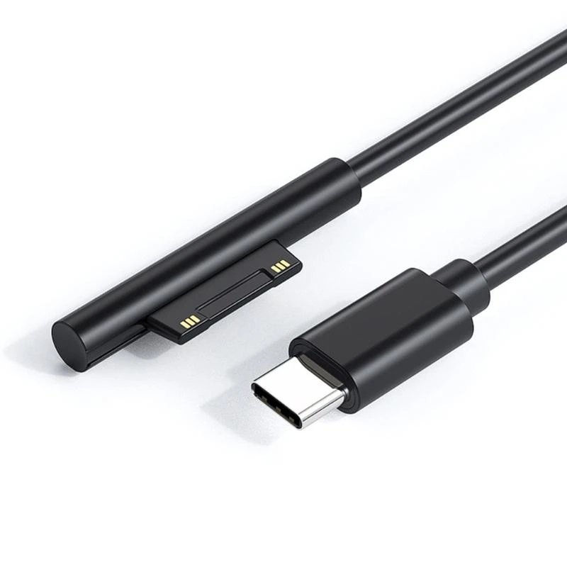 15 فولت 3A نوع C محول شاحن التيار الكهربائي USB C PD كابل شحن لسطح برو 8/7/6/5/4/3 كتاب الكمبيوتر المحمول 3/2/1 GO #2