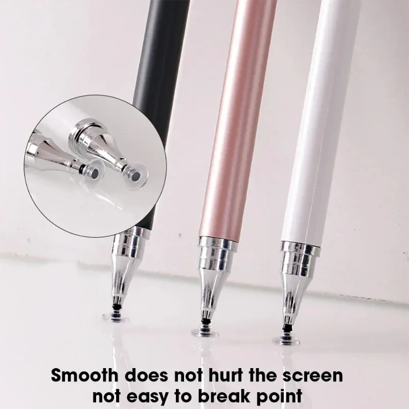 Lápiz óptico Universal 2 en 1 para tableta móvil Android Ios teléfono iPad accesorios tableta de dibujo lápiz táctil de pantalla capacitiva