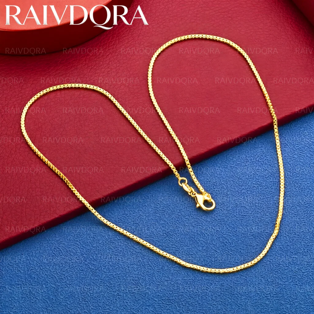 18K Gold Plated 40-75cm Thin Pendant Necklace For Women Creativity Gifts Street All-match Party And Daily Wear