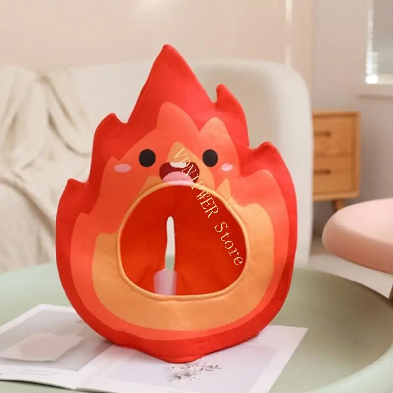 قبعة تغطية رأس الكرتون لهب لإنشاء كوزبلاي والحفلات التي تتجمع ارتداء D08E