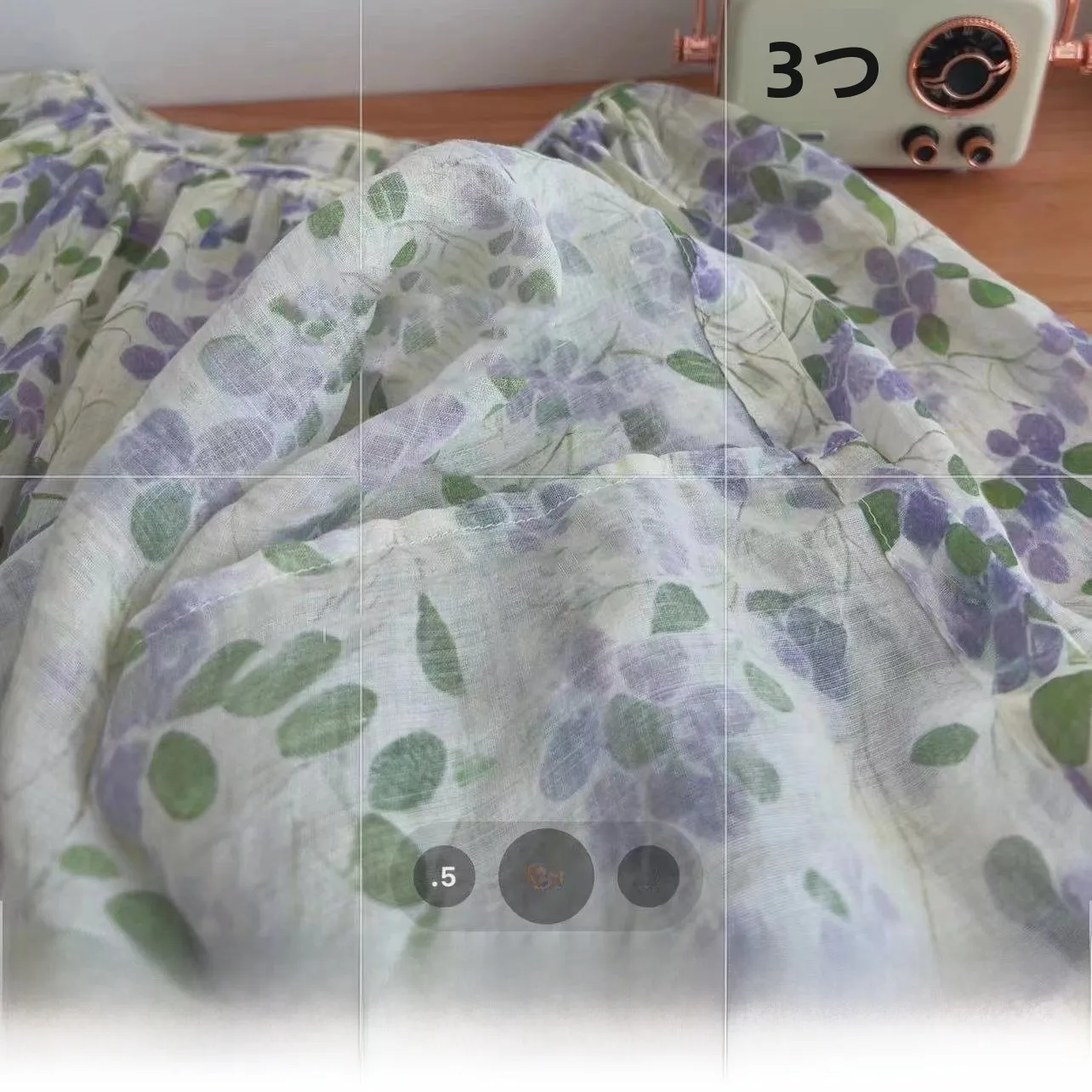 Sweet Youthful Loose Pleated Floral Doll irt Women's New Summer Bubble ort Sve Blouse Thin Batwing Sve Square Collar