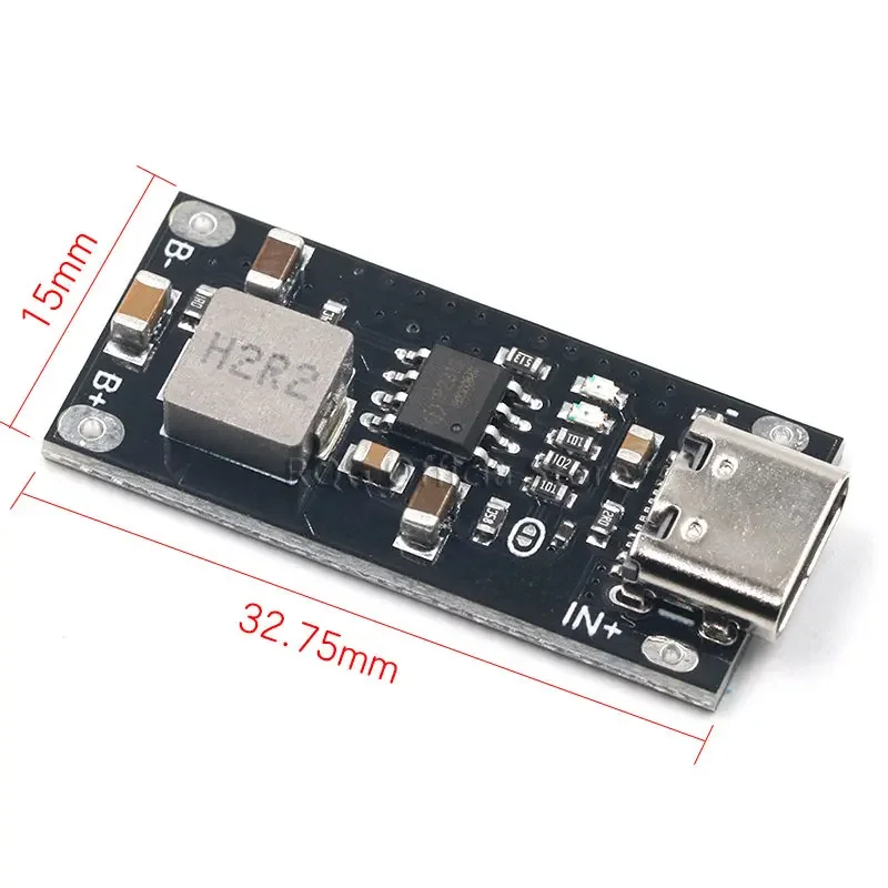 Type-C USB Input High Current 3A Polymer Ternary Lithium Battery Quick Fast Charging Board IP2312 CC/CV Mode 5V To 4.2V