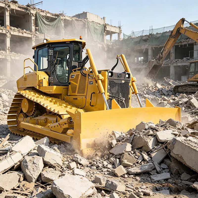 Crawler Type Hydraulic Bulldozer Construction Dozer for Land Development