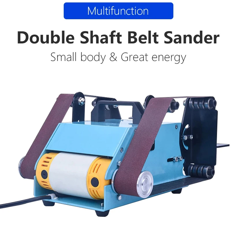220V Desktop Dual Axis Sanding Machine Sanding Machine Sharpening Tool 950w High-Power Sanding Machine Electric Tool