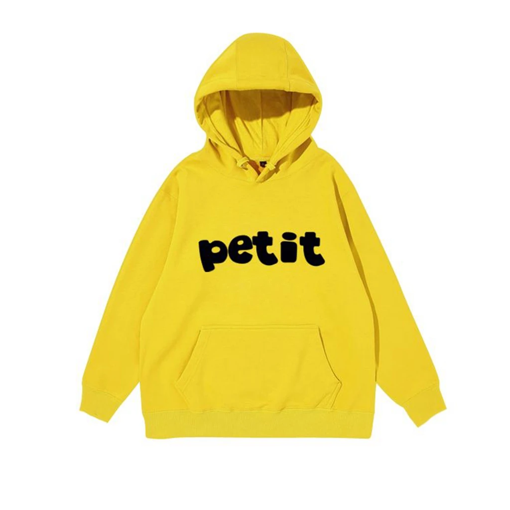 

kpop ins all we need is PETIT Print pullover Hoodie women Men Autumn Sweatshirt pullover Hoody Kpop 1pcs Clothes For Youth Fans