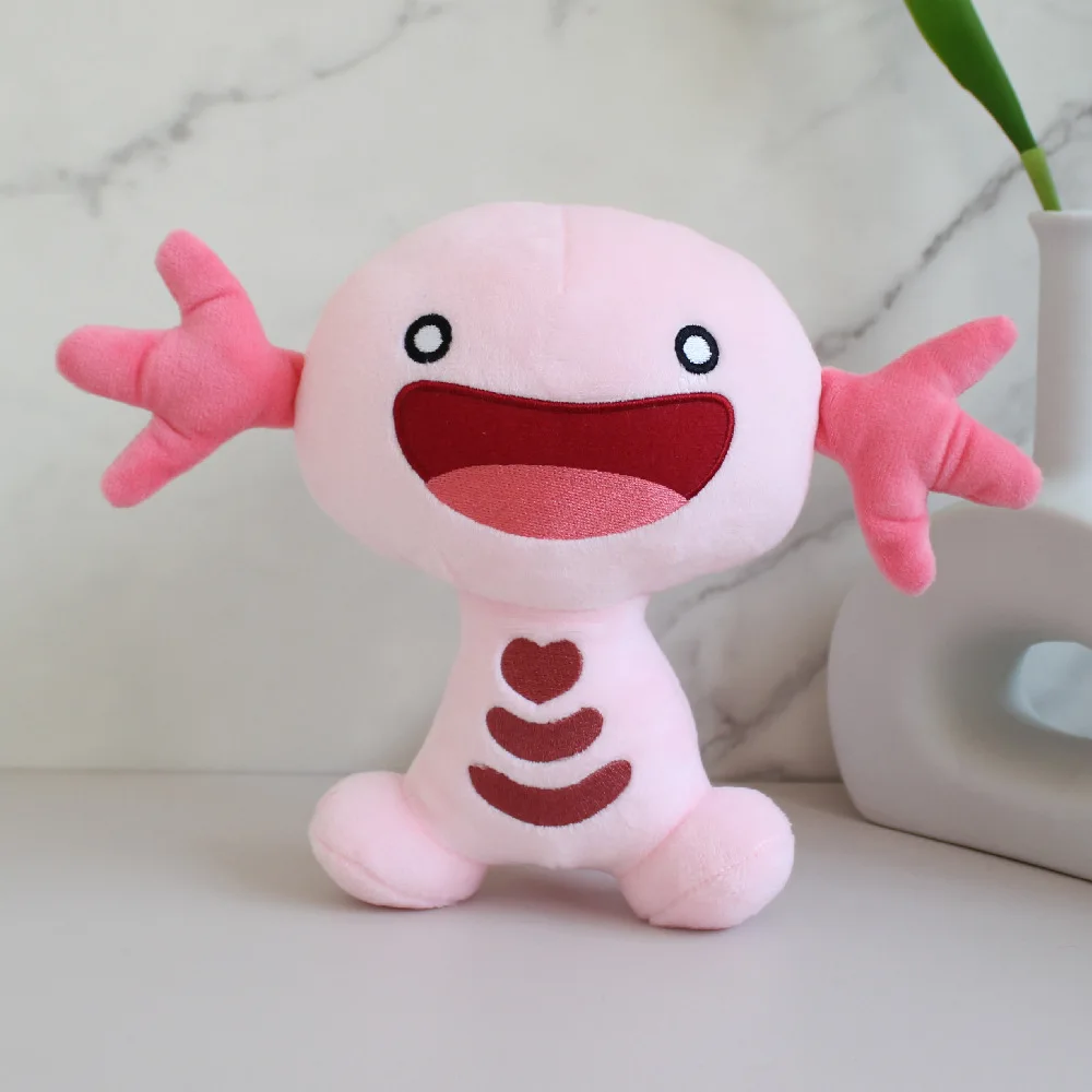 Caliente Paldean Wooper juguete de peluche Kawaii Wooper Paldean muñeca suave relleno juguetes de animales de peluche figura de juego de dibujos animados Wooper juguetes para chico
