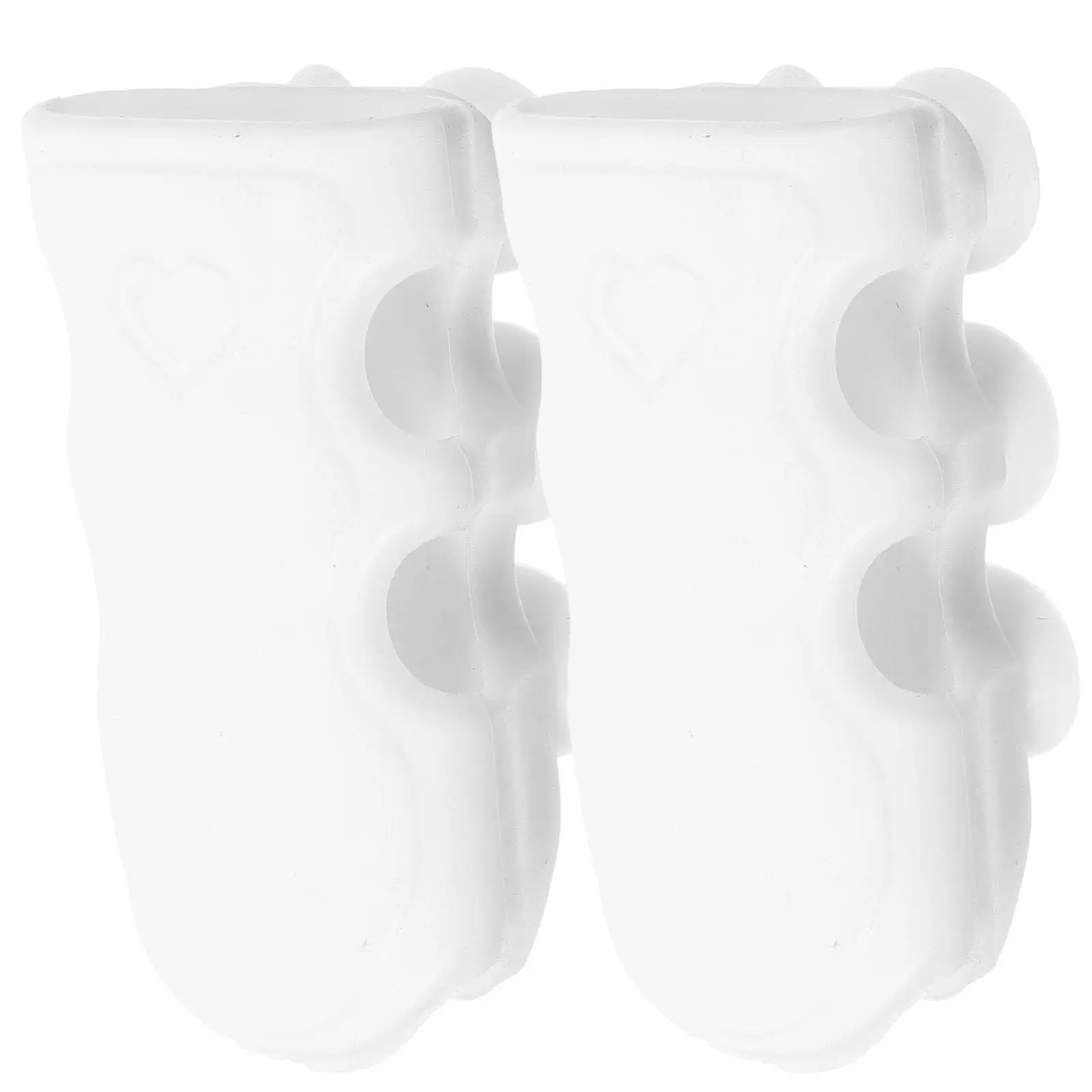 2 Pcs Silicone Suction Cup Rabbit Pattern Handheld Shower Head Holder Bathroom Accessories Removable Wall Bracket Shower Ball