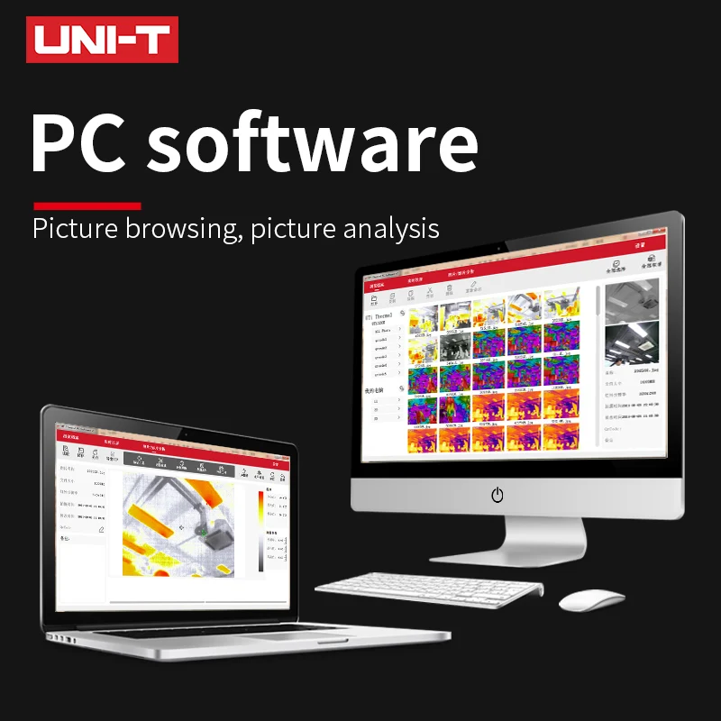 UTi320E UNI-T ตรวจจับความร้อนใต้พื้นด้วยวงจร PCB ความละเอียดสูงจับภาพอินฟราเรดความละเอียดสูง