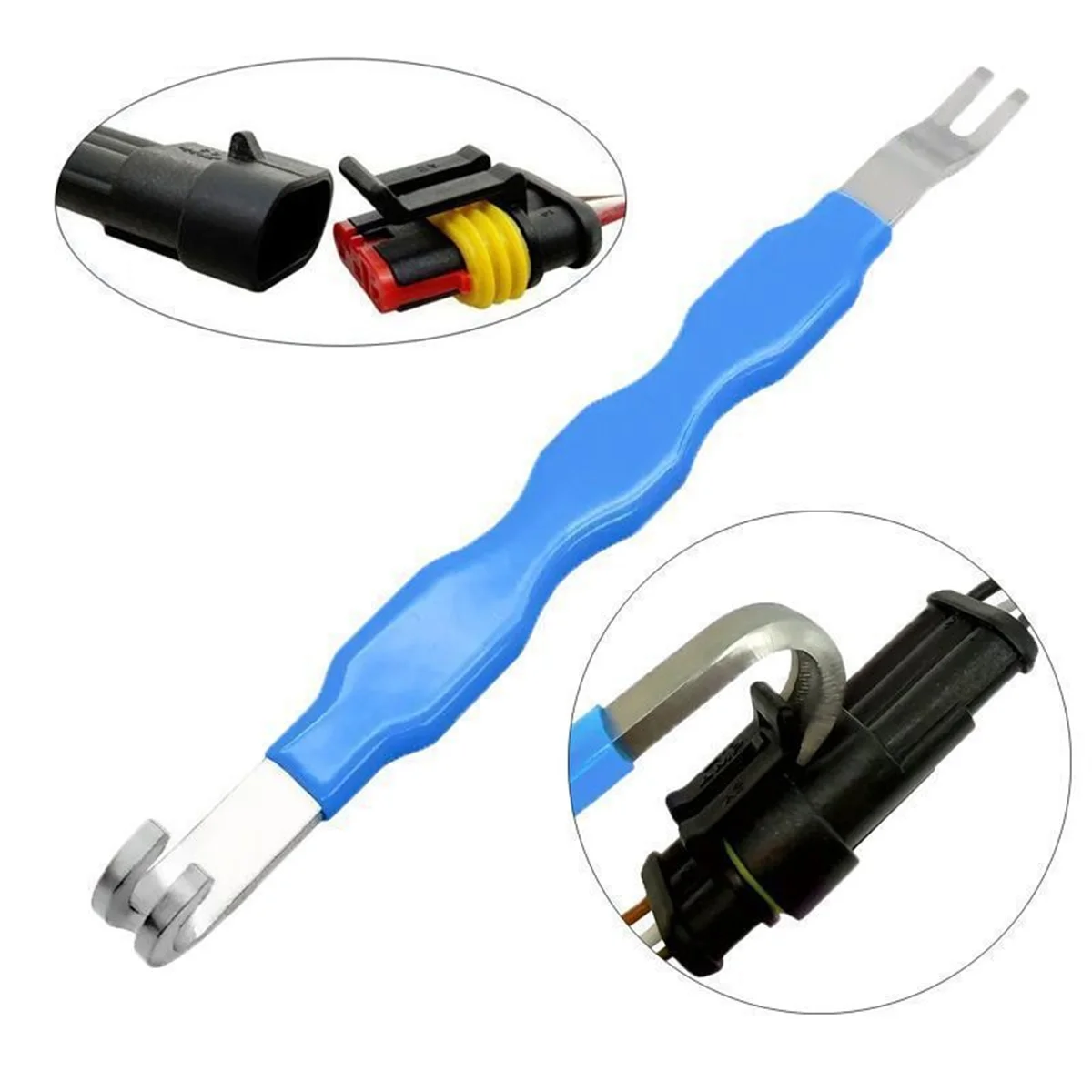 1pcs Car power-off pliers, wire harness pliers, double ended power-off pry bar, wire harness plug extraction tool