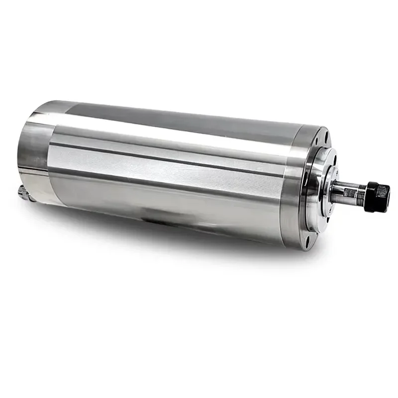 CNC Router Woodworking Water Cooled Spindle 80MM 1.5KW24000RPM High Precision Angular Contact Ceramic Ball Bearing Spindle