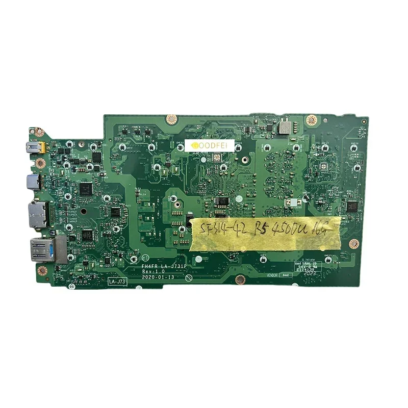 Laptop Motherboard Original For Acer Swift SF314-42 SF314-42G N19C4 R5-4500U LA-J731P FH4FR 16GB Notebook Mainboard 100%Test OK