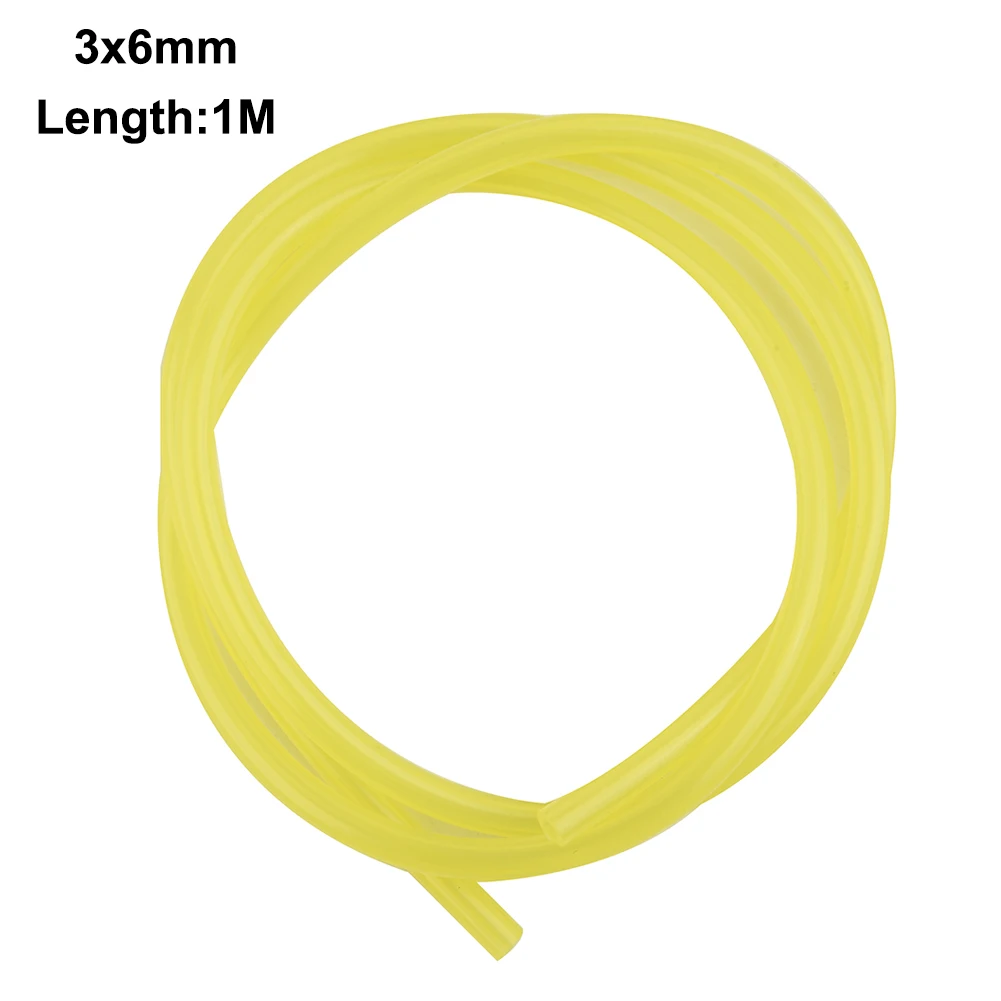 Plastic Fuel Line Hose 1M Long for Trimmers Chainsaws Blowers Resists Swelling Hardening and Low Temperature Effects