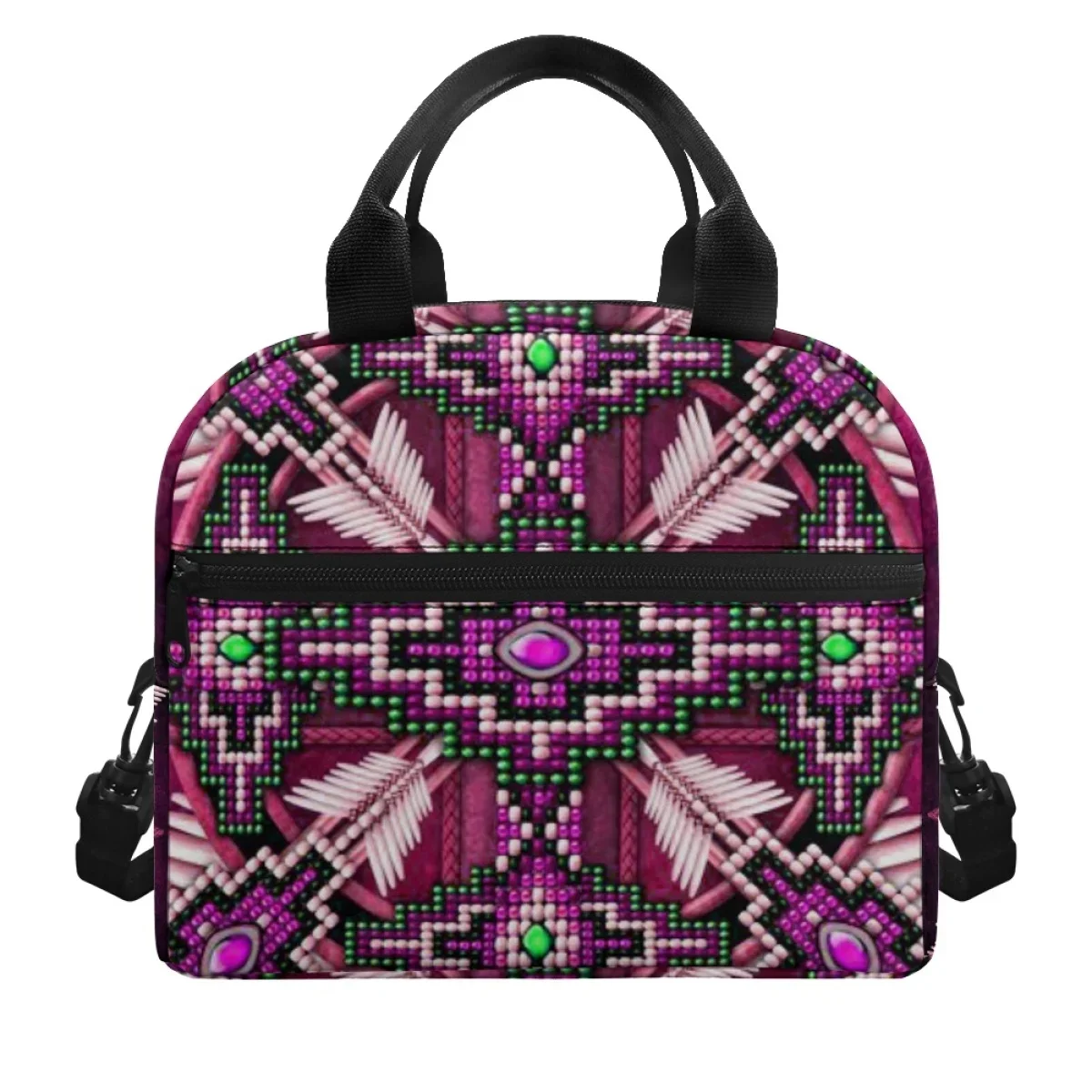 American Tribal Style Nsulation Thermal Package New Arrival Ladies Lunchbox School Child Fashion Lunchbag Traveling