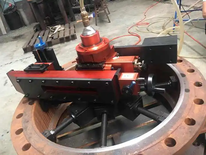 WFP 1650 Pneumatic Flange Facer Machine for Flange 500-1650 mm