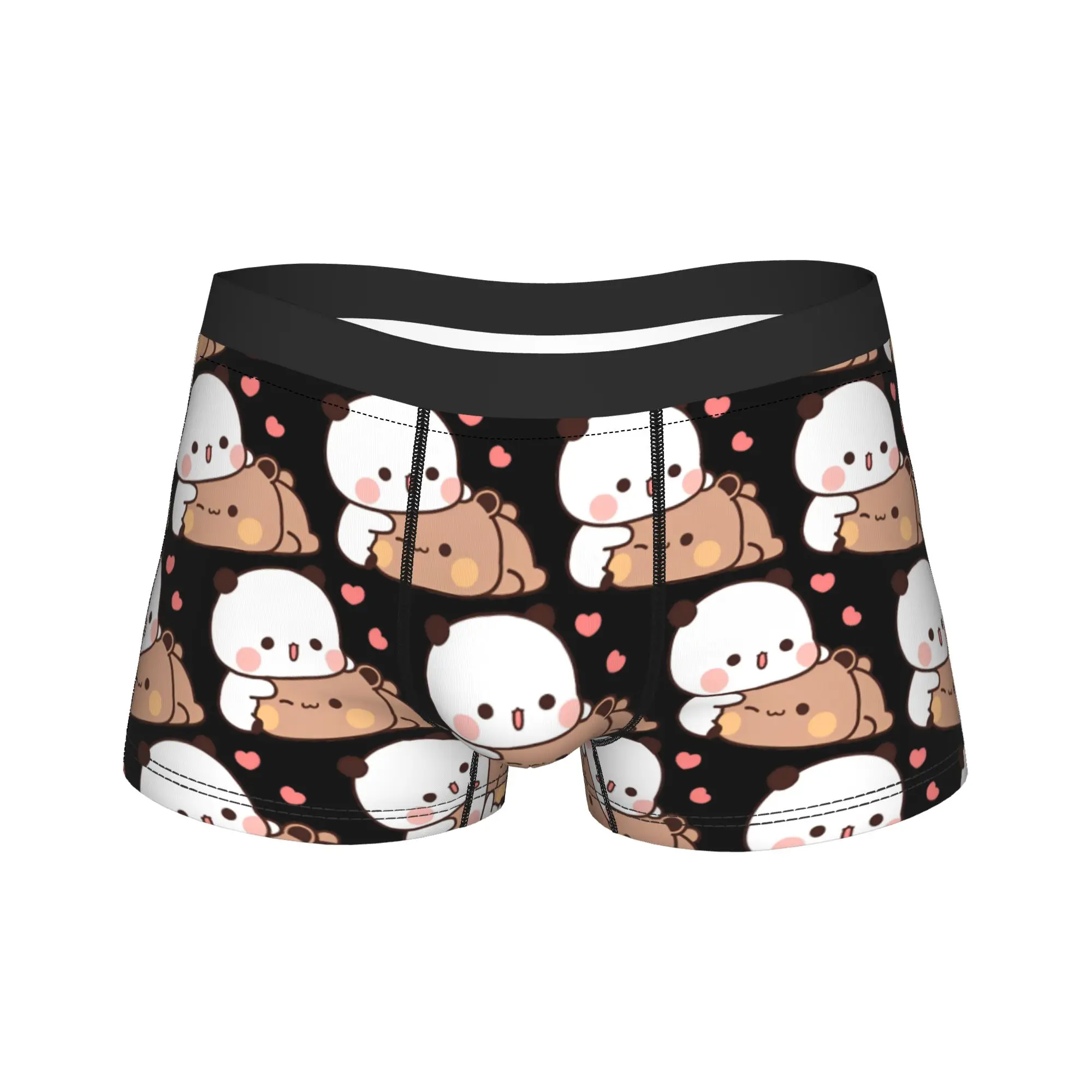 Peach And Goma Bubu Dudu Balloon Shorts Briefs Cute Bear Underwear High Quality Men Funny Boxershorts Custom Large Size Panties