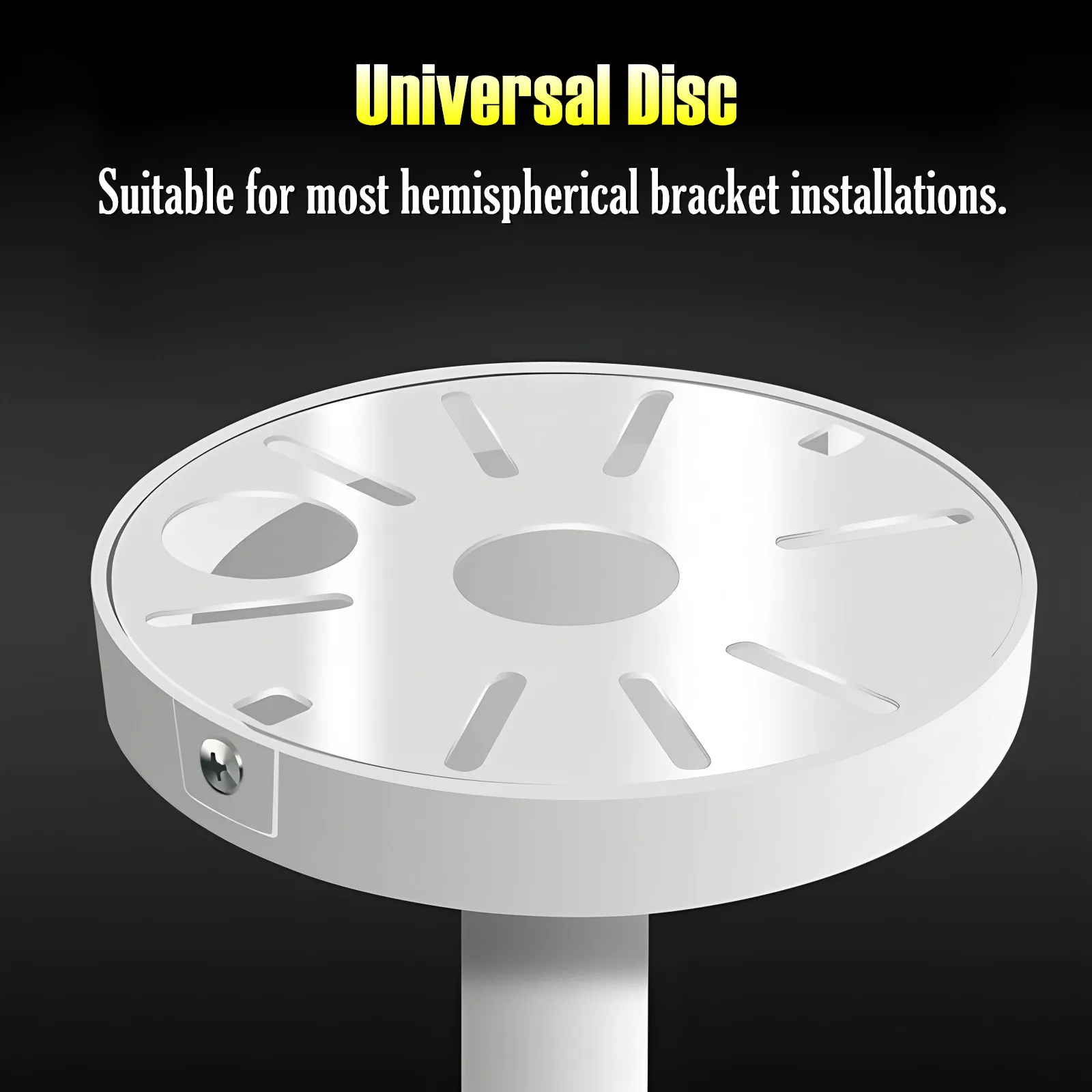 Telescopic Ceiling Mount Bracket for Dome Camera, Adjustable Aluminum Alloy Universal CCTV Security Surveillance Camera Stand