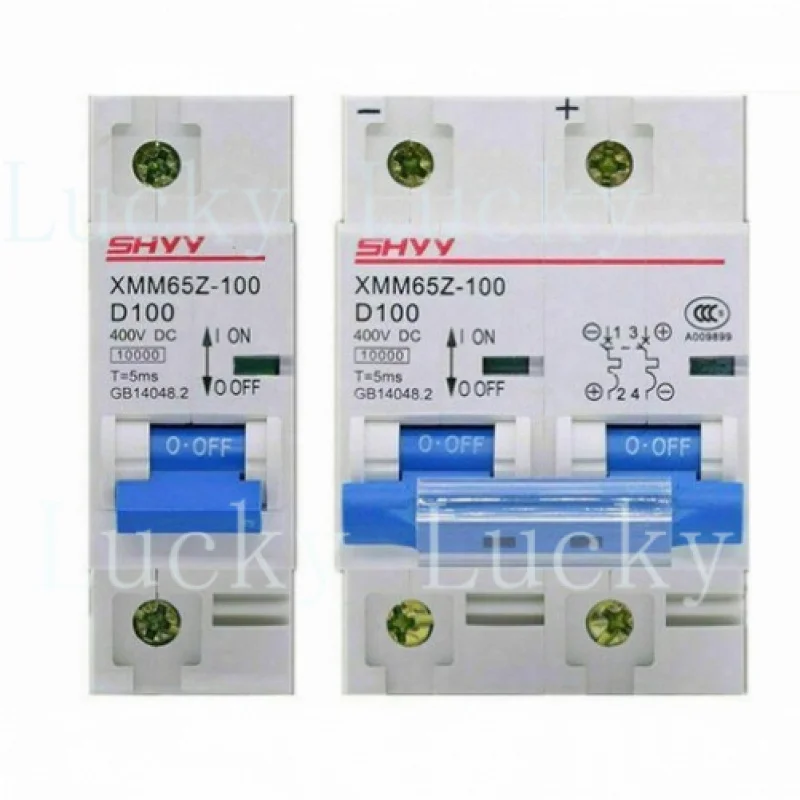 f  for  80-125Amp  1P 2P 400V DC Circuit Breaker / Air Switch For Solar Panel & Battery
