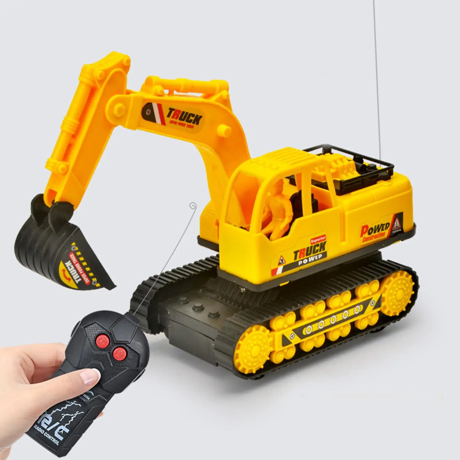 Remote Control Excavator Toy Educational Electric Truck Digger Toy Engineering Vehicle Toy for 8-12 Year Old Boys Birthday Gifts