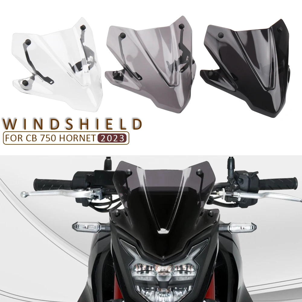 

New Motorcycle Accessories Windshield Extension For Honda CB750 Hornet CB 750 HORNET 2023 Heighten Windscreen Deflector