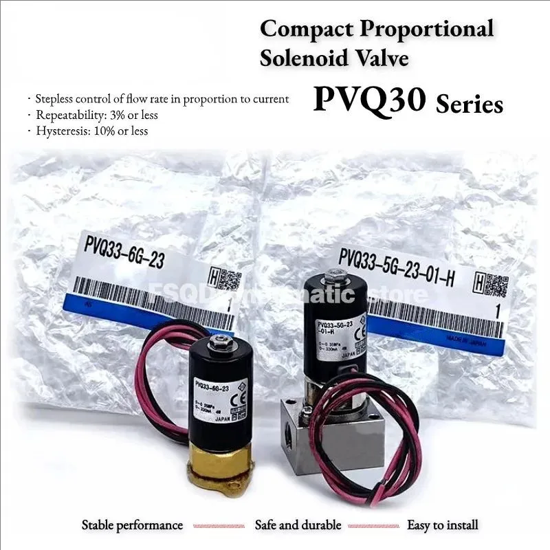 

Compact Proportional Solenoid Valve PVQ33-5G-23-01-H PVQ33-5G-6G-16-23-40-01-H PVQ30 PVQ Series