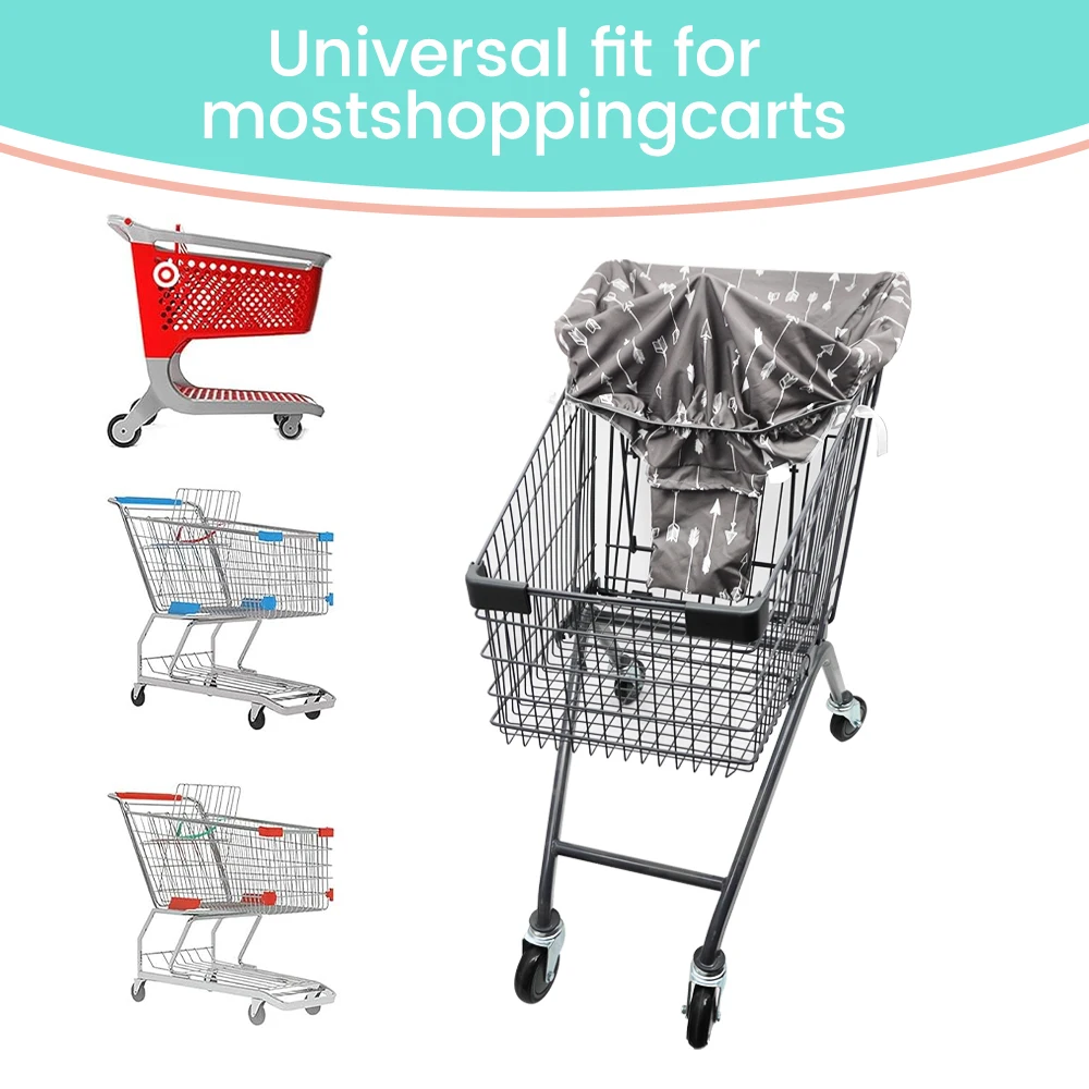 

Shopping Cart Cover for Baby, Comfortable Cover for Grocery Cart, High Chair Cover for Baby and Toddler, Universal Fit Cart Cove