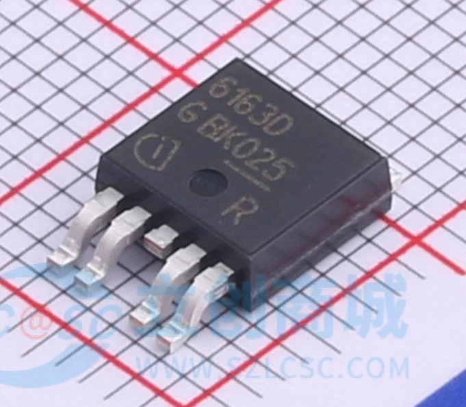8 peças bts6163d 6163d to252 100% novo chipset original ic componente eletrônico smd