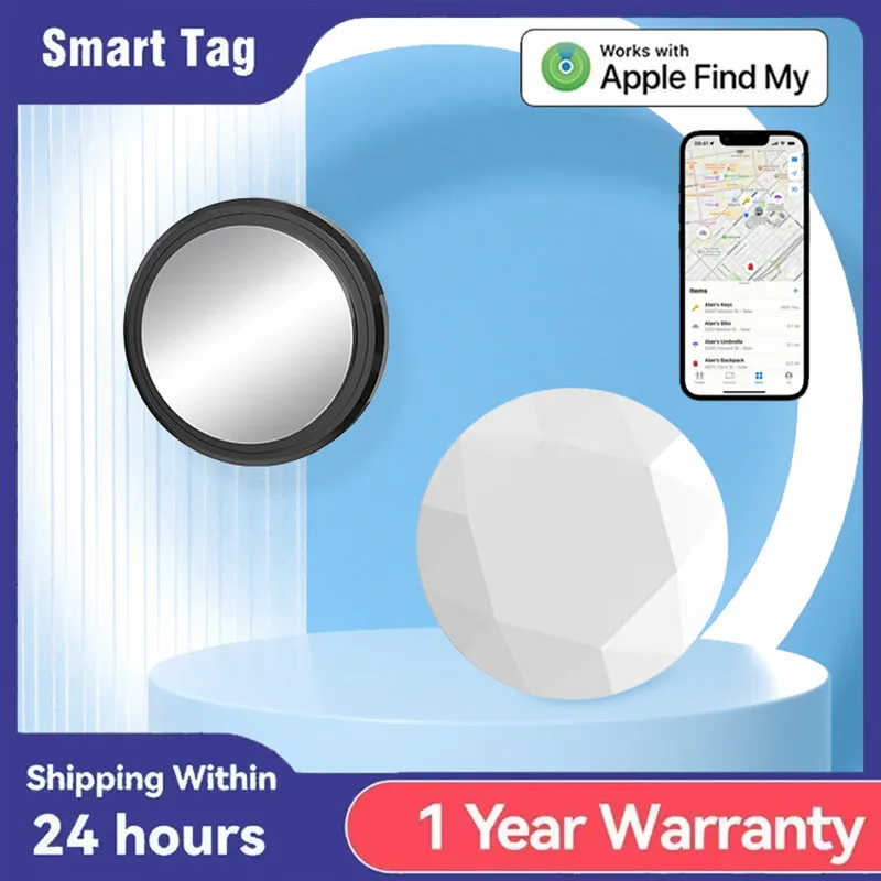 Timethinker Smart Bluetooth GPS Tracker Work with Find My APP Anti Lose Reminder Device for iPhone Replacement Locator MFI Rated