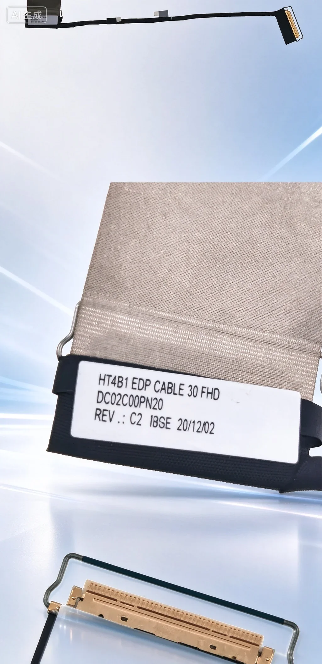 New 5C11C12512 DC02C00PN20 for Thinkpad T14s Gen 2 FHD LCD EDP Cable Lvds Wire 30Pin