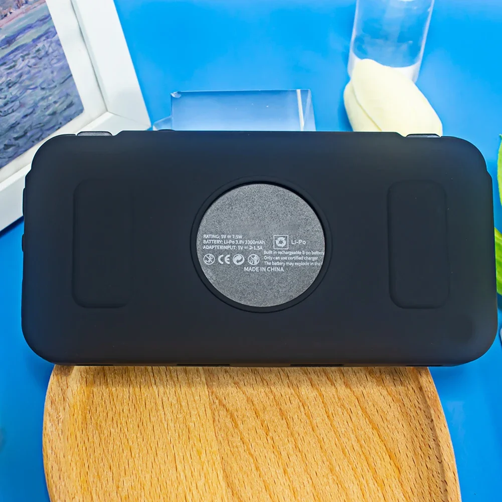 Soft Silicone Case for ANBERNIC RG35XX H Game Console Protective Shell with Lanyard Shockproof Dustproof Protective Cover