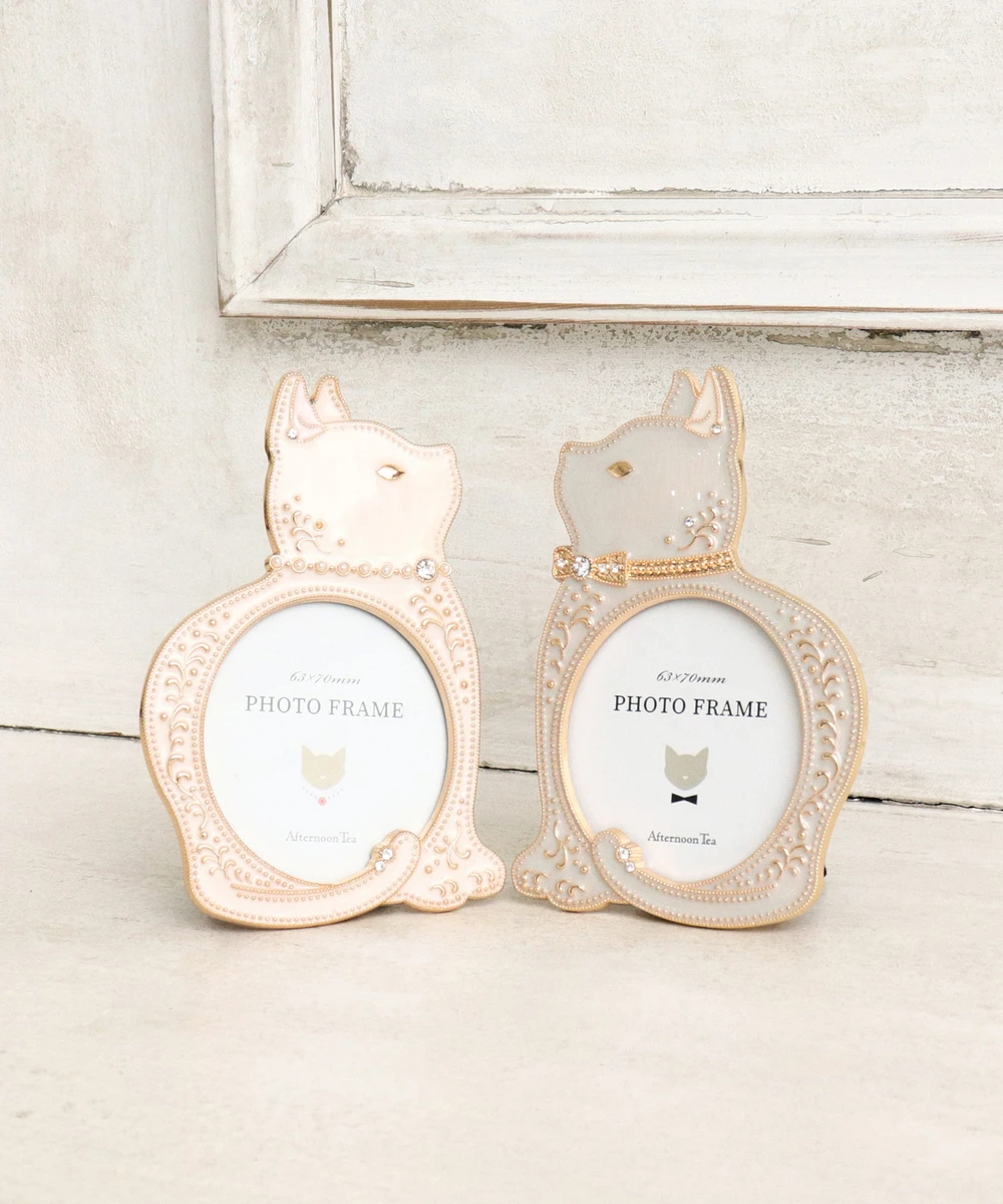 zq New Cat Shape Cute Exquisite Photo Frame Decoration Pair