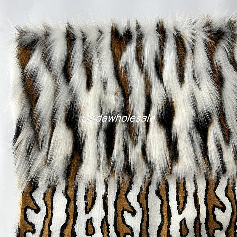 Imitation Fox fur plush fur jacquard faux fur fabric,Imitation fur home textile soft decoration material